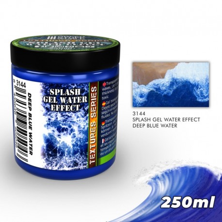 Gel à  effet d'eau - Bleu foncé 250ml