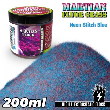 Herbe Martienne Fluor - Neon Stitch Blue  - 200ml