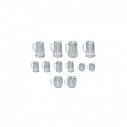 Chopes de bière - cristal 1:48-1:35
