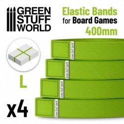 Bandes Elastiques pour jeux de société 400mm - Pack x4
