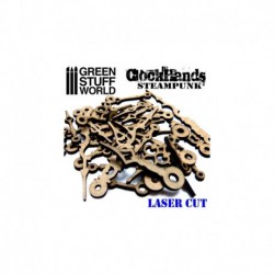 Steampunk aiguilles de l'horloge en bois MDF