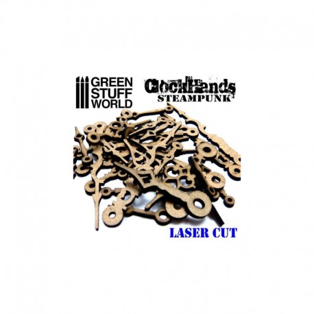 Steampunk aiguilles de l'horloge en bois MDF