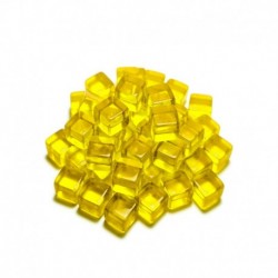Jetons Cubes Jaunes 8mm