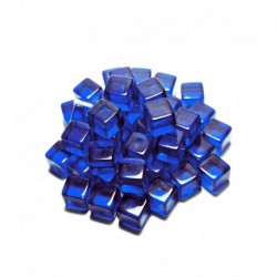 Jetons Cubes Bleus 8mm