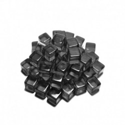 Jetons - Cubes Noirs 8mm