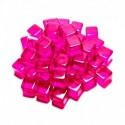 Jetons - Cubes Roses 10mm