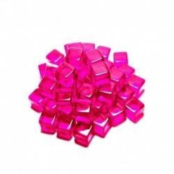 Jetons - Cubes Roses 8mm