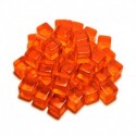 Jetons - Cubes Orange 10mm