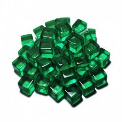 Jetons Cubes Verts 10mm
