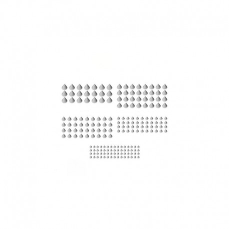 Set imprimé 3D - Micro Rivets Coniques 1:48-1:35