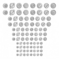 Kit conversion Mecha -  Plaques Rondes