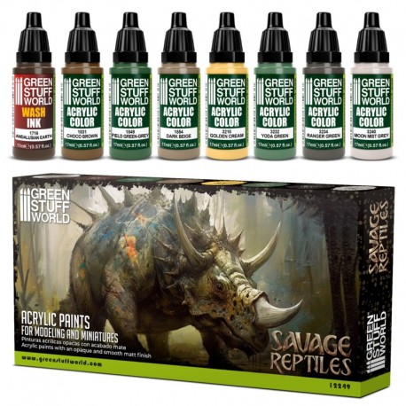 Set Peinture - Savage Reptiles