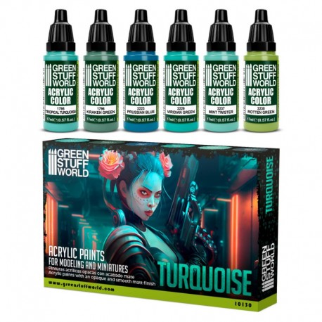 Set Peinture - Turquoise
