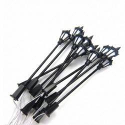 10x Lampadaires classiques avec LED