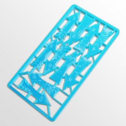 Flèches de Charge et Désengagement - Bleu Clair