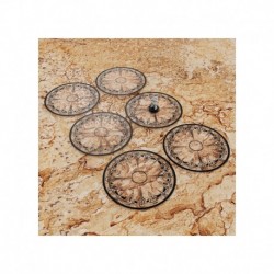 Gabarits d'objectif Wh40k compatibles Transparents