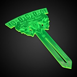 Règle de mesure Deep Strike 9 pouces - Fluor vert