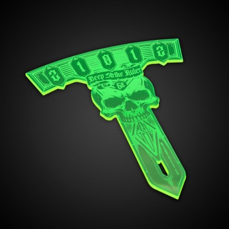 Règle de mesure Deep Strike 6 pouces - Fluor vert