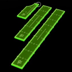 Pack Jauges de combat 3-6-9 Vert Fluo