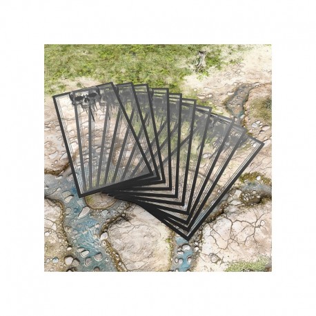 Gabarit Ruine avec crânes WTC basiques x10