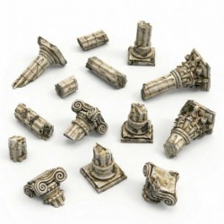 Ruines de colonnes grecques 1:48-1:35