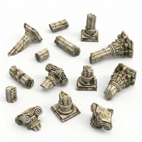 Ruines de colonnes grecques 1:48-1:35