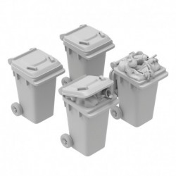 Poubelle Plastique 1:48