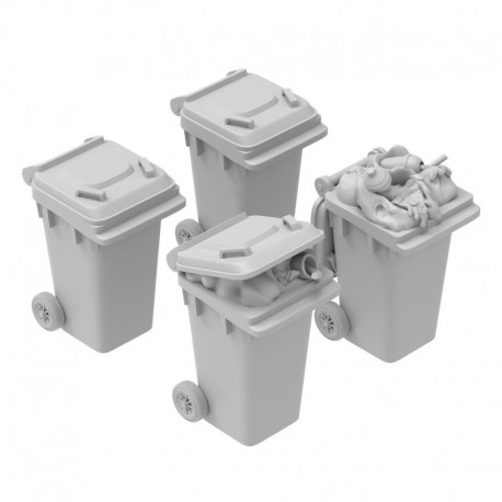 Poubelle Plastique 1:48