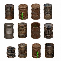 Barils Métalliques 1:48