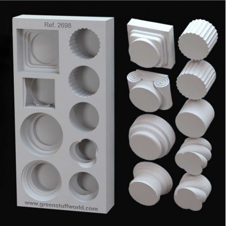 Moules en silicone - Colonnes