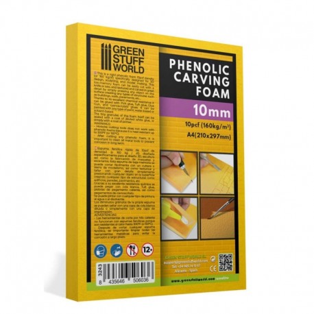 Mousse phénolique 10mm - Taille A4