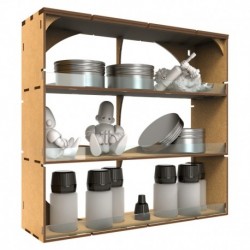 Etagères ouvertes multifonctionnelles