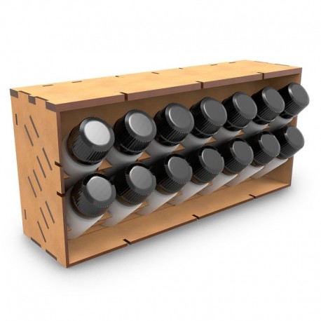 Présentoir horizontal pour peintures 30ml - COMPACT