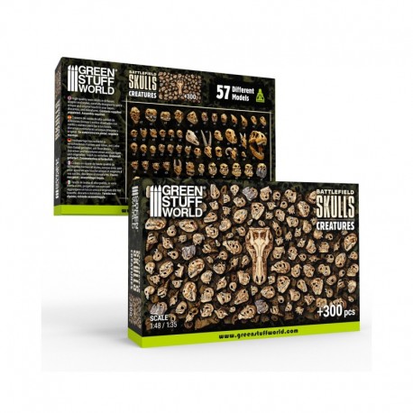 300x Crânes de Créatures 1:48-1:35