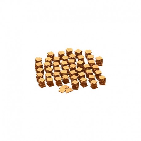 Socles CARRES 25 mm en MDF (Pack x500)