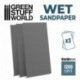 Papier de verre humide et waterproof 180x90mm - Grain 1200