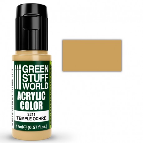 Peinture acrylique TEMPLE OCHRE