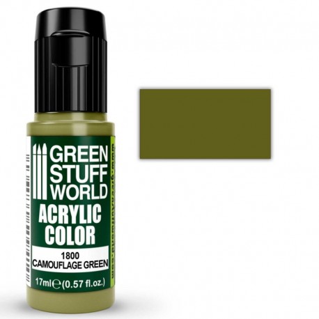 Peinture acrylique CAMOUFLAGE GREEN