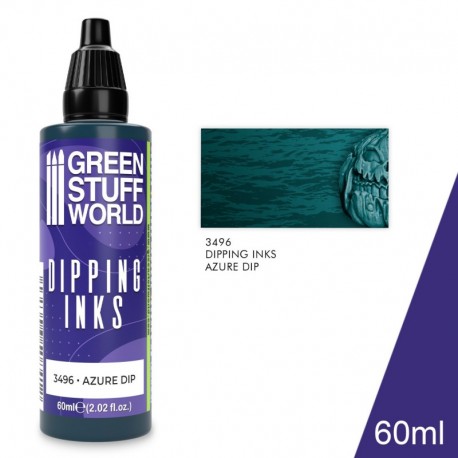 Peintures Dipping inks 60 ml - AZURE DIP