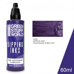 Peintures Dipping inks 60 ml - NIGHTSAHDE PURPLE DIP