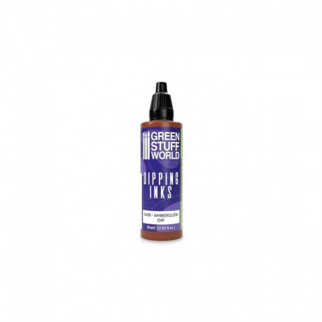 Peintures Dipping inks 60 ml - AMBERGLOW DIP