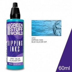 Peintures Dipping inks 60 ml - Blue Glacier Dip