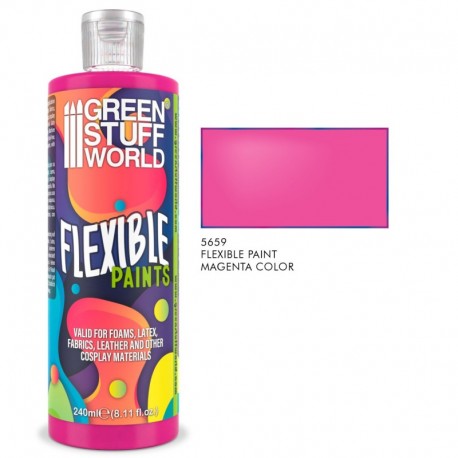 Peinture souple magenta 240ml