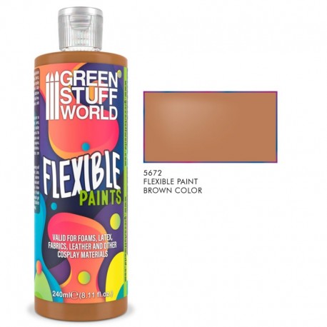 Peinture souple Marron 240ml