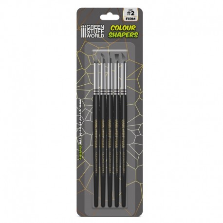 Pinceau Silicone - Colour Shapers TAILLE 2 - NOIR FERME