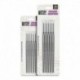 Pinceau Silicone - Colour Shapers TAILLE 0 et 2 - 10 pinceaux - BLANC SOUPLE