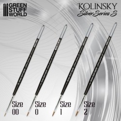 SILVER SERIES (S) - Set de Pinceaux Kolinsky (Serie-S)