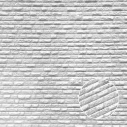 Plasticard texturé Mur en Briques Rugueuses
