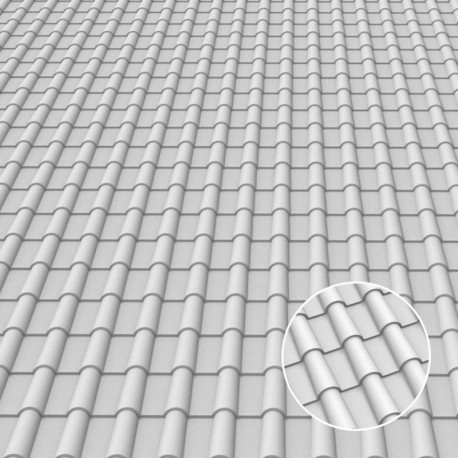 Plaque de Plasticard texturé TUILES