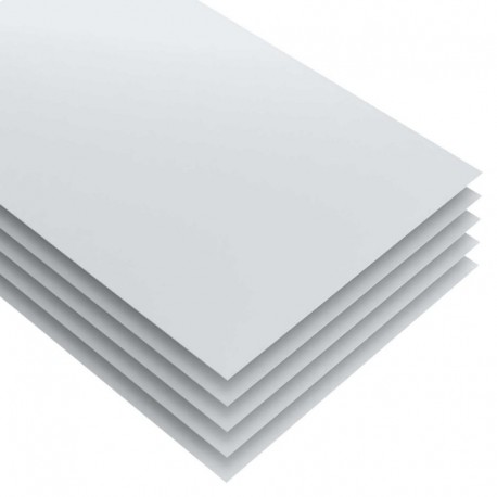 Plaque de Plasticard ABS - 0'5 mm - 5 feuilles